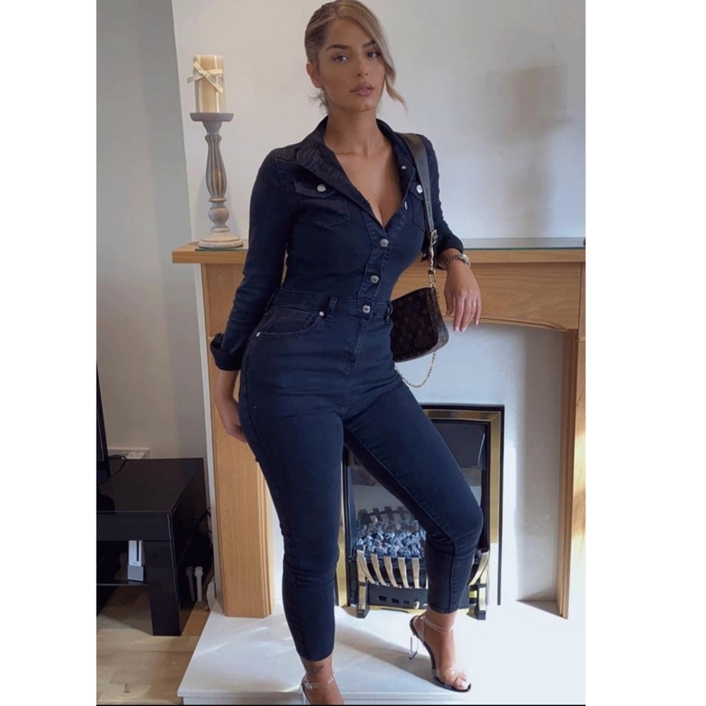 Denim Jumpsuit🤠 - Picture 6 of 8